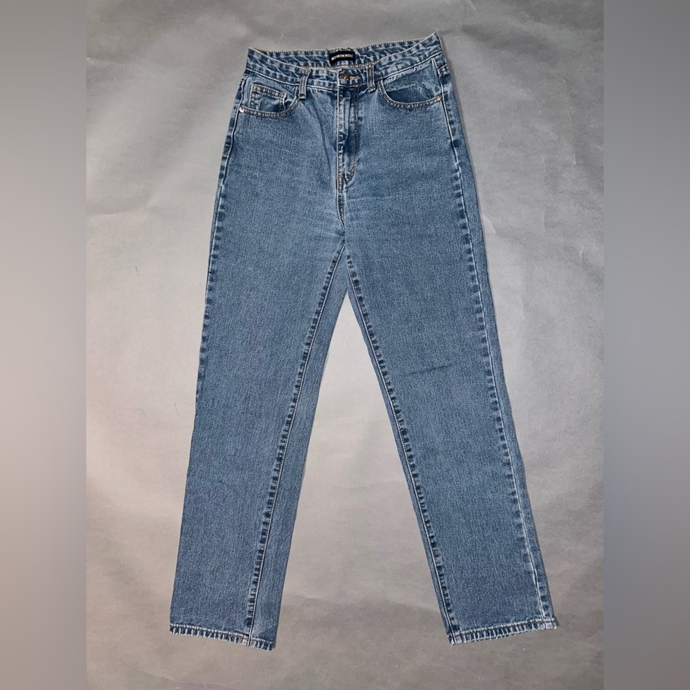 Momokrom DARK WASH EXTRA LONG STRAIGHT JEANS